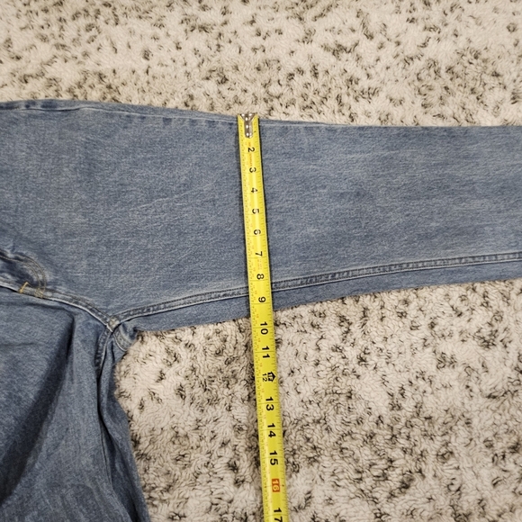 Everlane SZ 28 Blue Med Wash Organic Cotton Curvy Cheeky High Rise Straight Jean - Picture 12 of 12
